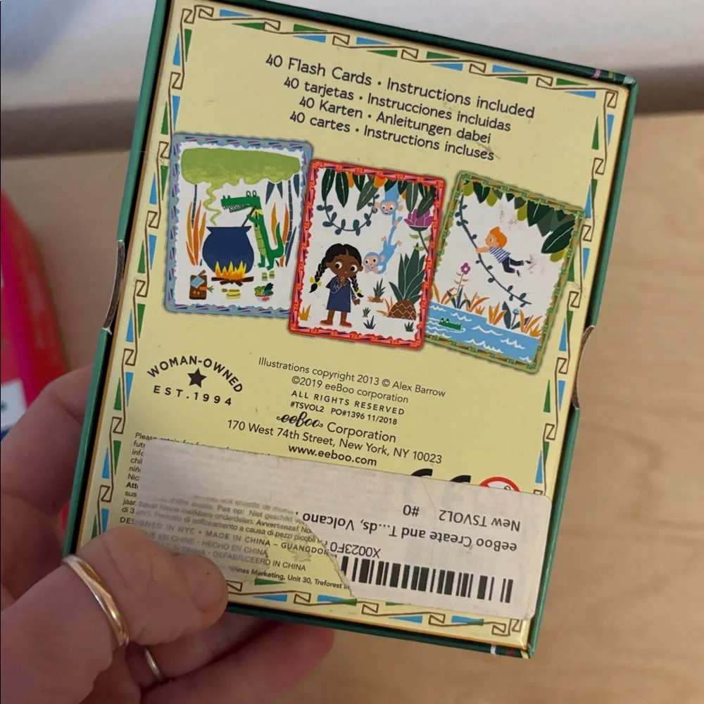 Eeboo Life on Earth Memory and Matching Game + Create A Story Cards